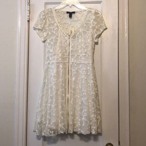 Mini lace dress